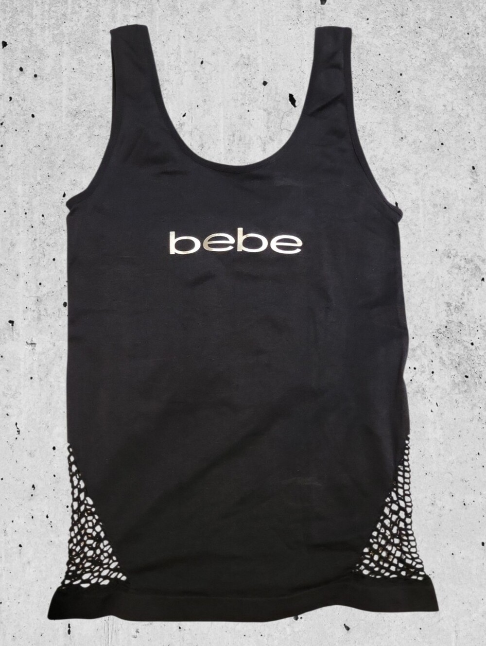 BeBe Black Tank Top Size Large / bebe Seamless Black Shapewear Tank - Never Used